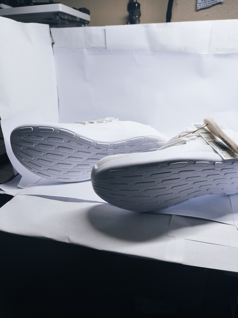 Adidas Lite Racer Adapt 7 Men’s Shoes White Size 9.5 New w/ Box - Picture 3 of 8